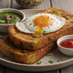 Indian masala egg French toast