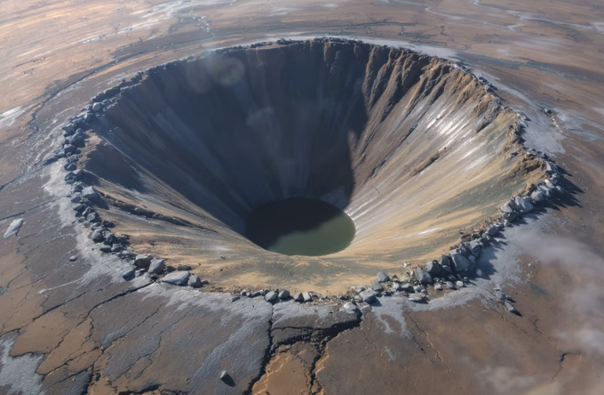 Jinlin meteorite impact crater