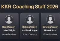 KKR coaching staff overview