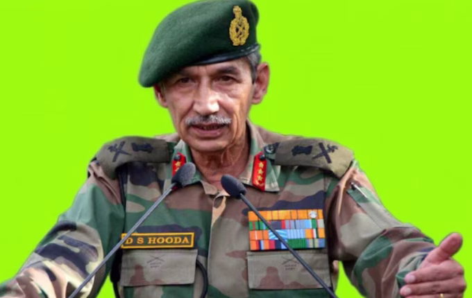 Lt Gen D S Hooda car accident