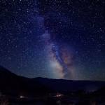 Milky Way night sky India winter stargazing