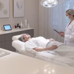 Modern skincare treatment studio