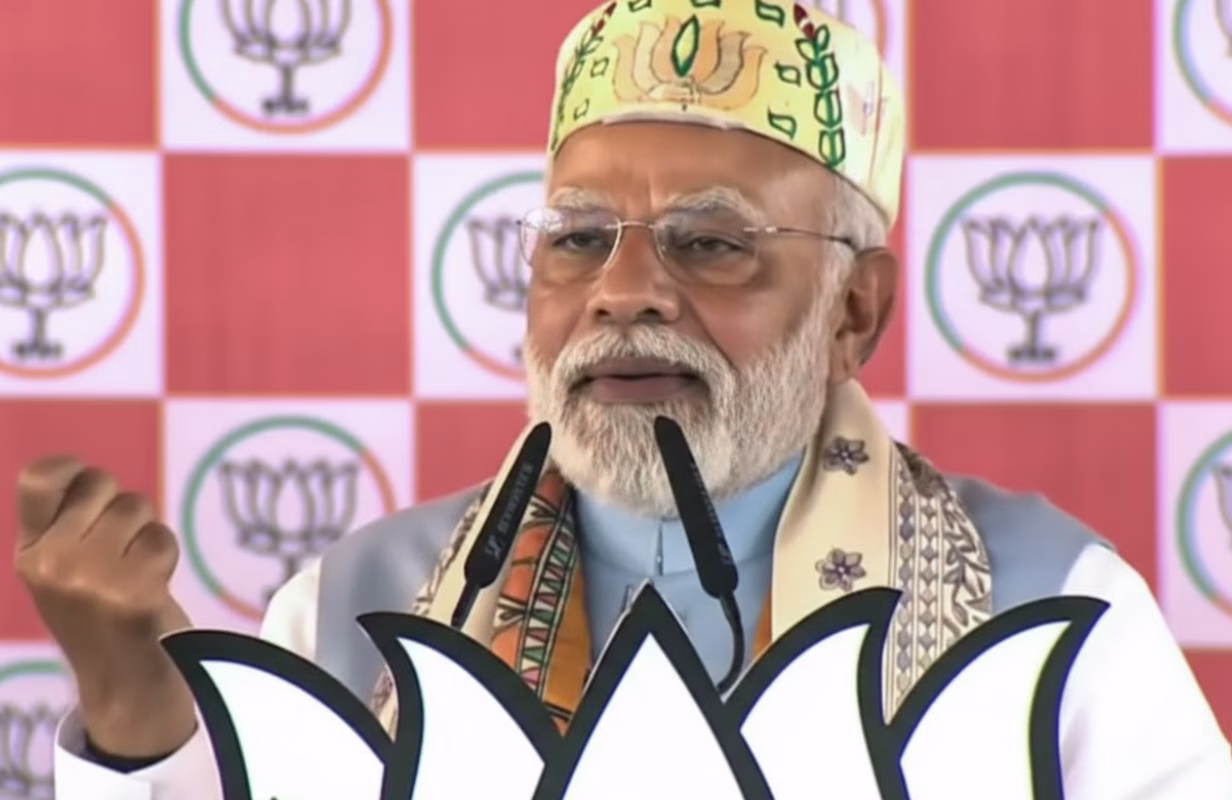 Bihar Election Rally: PM Modi Charges Congress-RJD with Safeguarding Illegal Infiltrators