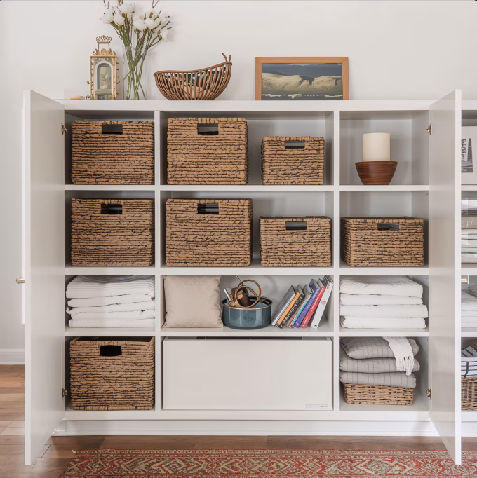 Post-wedding home organization with smart storage solutions