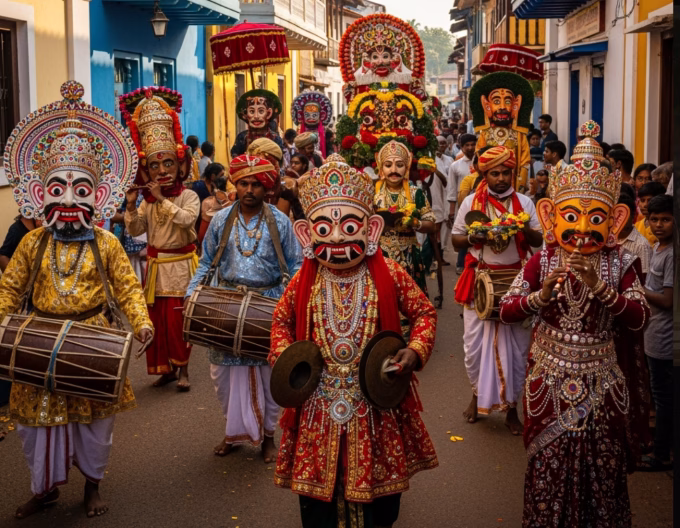 Raulane festival procession