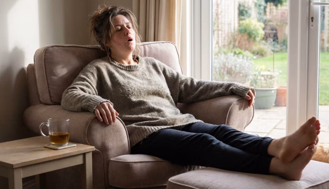 Relaxing after a hectic week