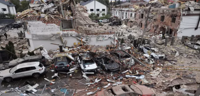 Five Injured in Russian Drone Attacks on Ukraine’s Kharkiv City