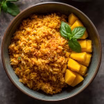 Spiced mango rice