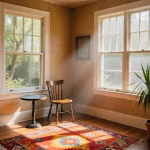 Sunlight streaming in uncluttered