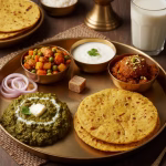 Traditional Punjabi thali