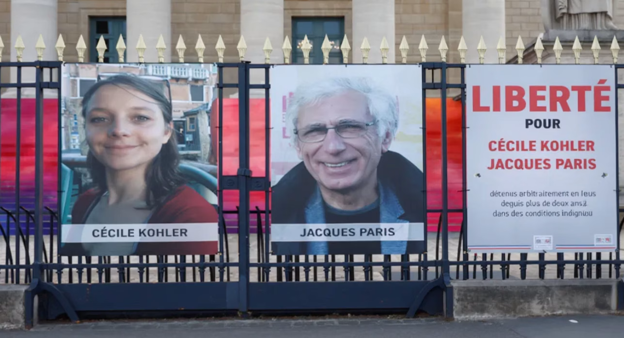 Political Prisoners: Iran Releases Two French Nationals Arrested in 2022