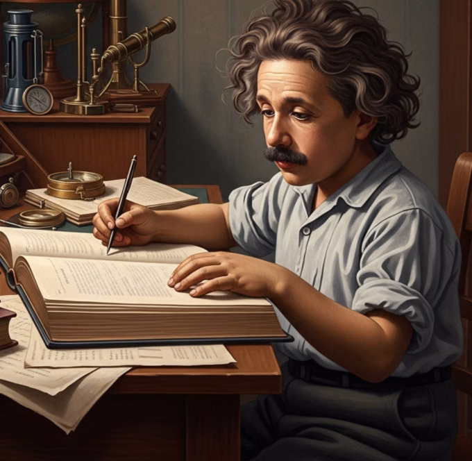 Young Albert Einstein