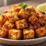 air fryer paneer popcorn snack