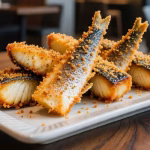 crispy Apollo fish appetizer