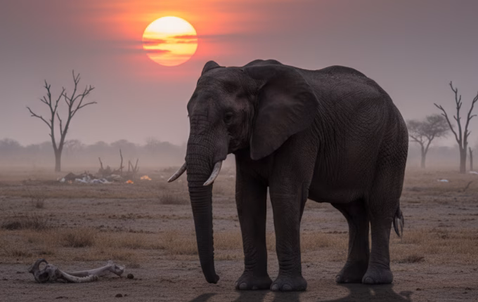 elephant in Africa
