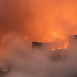 One Person Dies as Fire Breaks Out in Slum Near Rithala Metro Station in Delhi