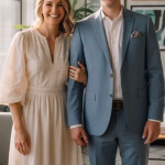 happy modern marriage couple together