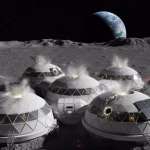 micrometeoroid impacts on lunar base