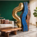 quirky statement sculpture