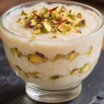 rabdi cream layers pistachios