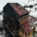 Aftermath of deadly hotel fire in Turkey