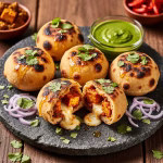 Achari Paneer Naan Bombs
