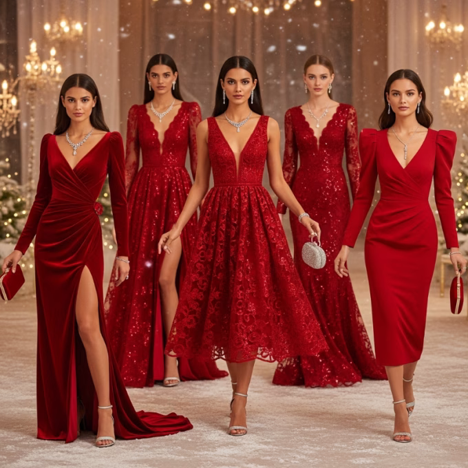 Christmas 2025 Hottest Red Dresses