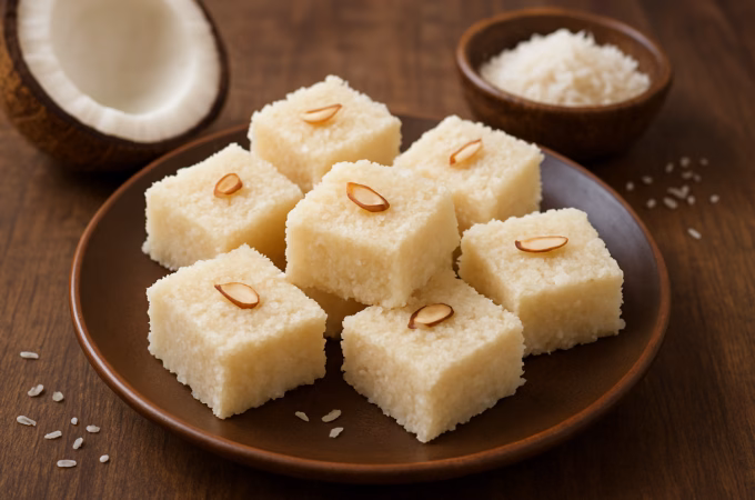 Coconut Barfi Recipe
