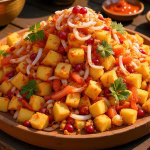 Delhi style aloo chaat