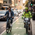 Helmetless celebrity bike ride