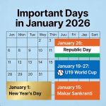 January 2026 Important Days
