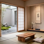 Japanese Zen room for calm mind