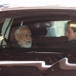 Crown Prince Hussein Drives Modi to Jordan Museum in Amman