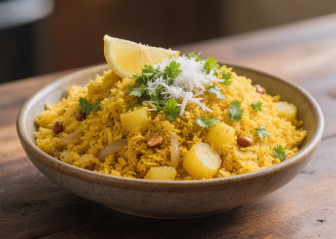 Kanda Batata Poha Recipe