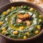 Lasooni corn palak makai palak