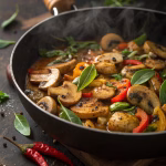 Mushroom Pepper Fry
