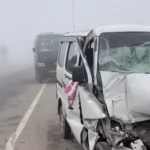 Delhi-NCR Smog Chaos: Cars-Trucks Collide on Noida Highway