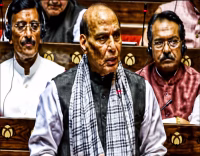 'Kaun Baithanewala Hai?': Rajnath Loses Cool Over Vande Mataram in Lok Sabha
