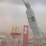 Guaiba Brazil: 114ft Liberty Statue Topples at Havan Store Parking, Head Breaks Off
