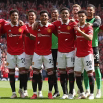 United players celebrating a goal