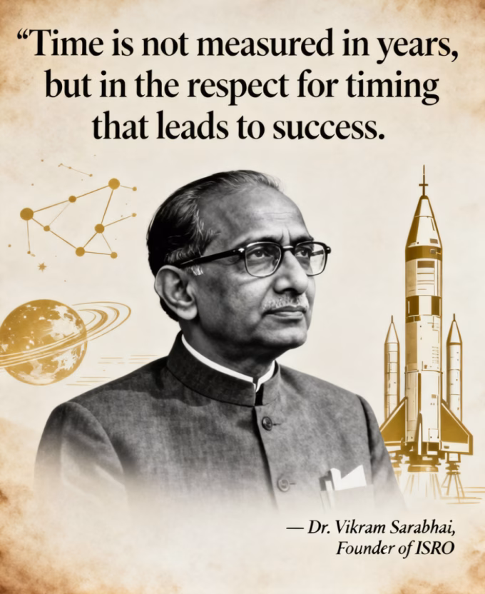Vikram Sarabhai Quote