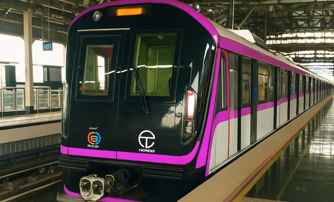 Pink Line Prototype Revealed Dec 11 — Will Bengaluru Get Driverless Metro Soon
