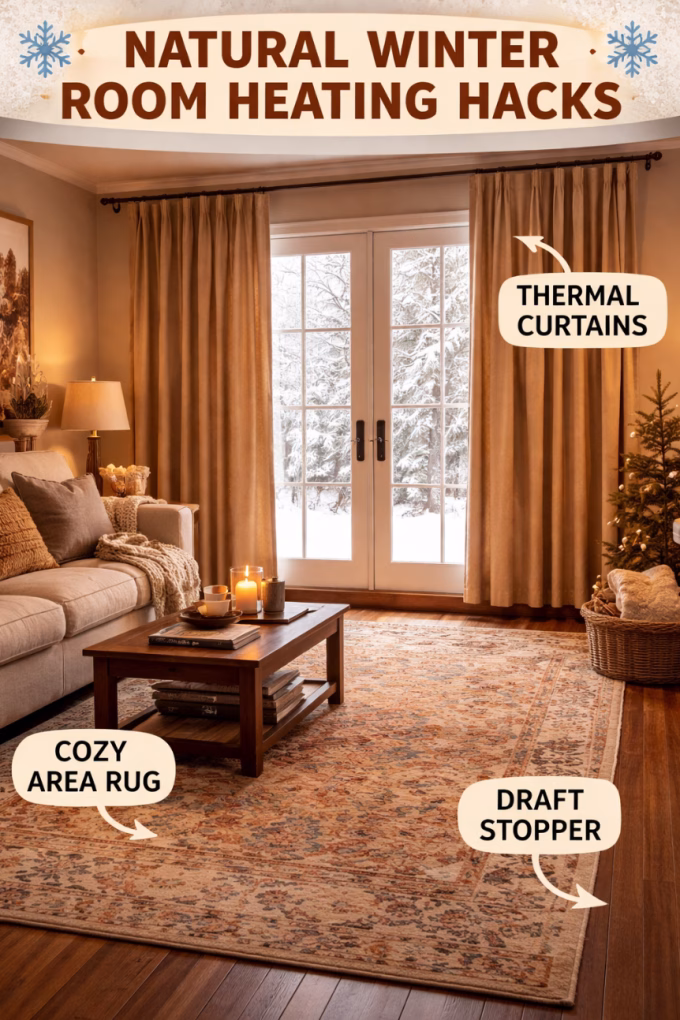 winter room heating hacks