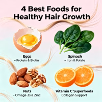 4 best foods for healthy hair growth