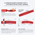 6 diabetes mistakes damaging blood vessels