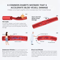 6 diabetes mistakes damaging blood vessels