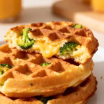 Broccoli Cheese Waffles Recipe