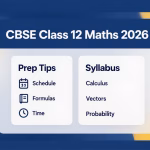CBSE Class 12 Maths 2026 Board Exam