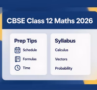 CBSE Class 12 Maths 2026 Board Exam