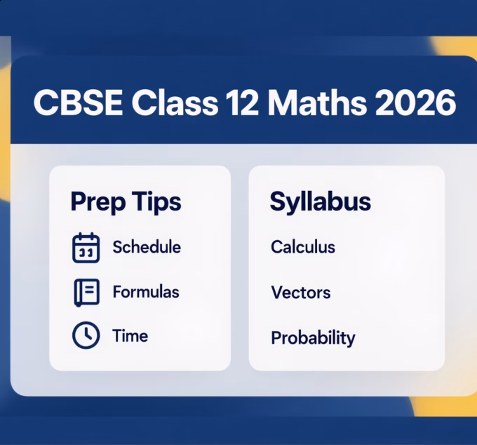 CBSE Class 12 Maths 2026 Board Exam